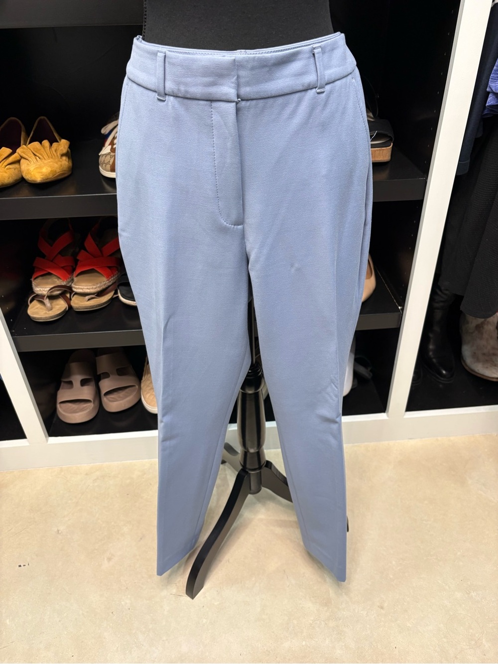 White House Black Market Light Blue Slim Ankle Pants - Picture 2 of 10
